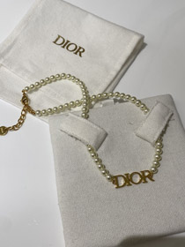 Dior mother-of-pearl necklace-0084