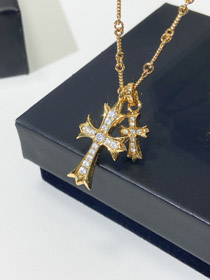 Chrome Heart Cross Necklace-0261
