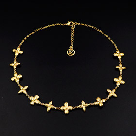 Louis Vuitton LV solid flower necklace-0306