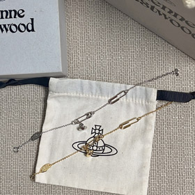 Vivienne Westwood  Saturn three-dimensional planet pin bracelet-0315