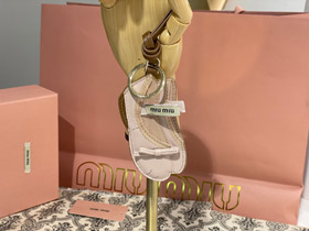 MIUMIU pink shoe pendant-0361