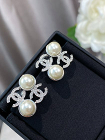 Chanel Double C Hollow Design Earrings-0407