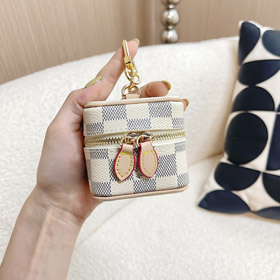 Louis Vuitton LV Mini Cosmetic Bag Coin Purse Keychain Pendant Ornament-0423